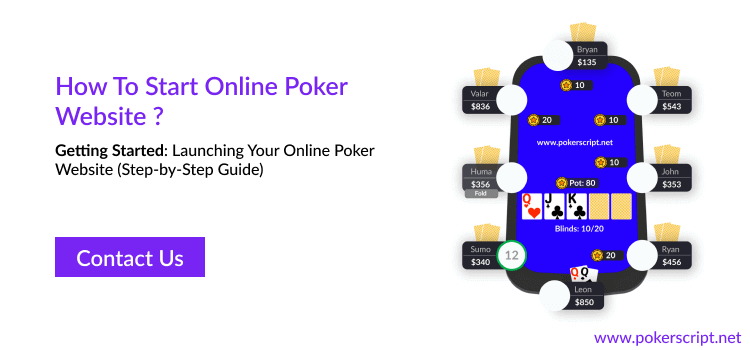 How to start online poker website?